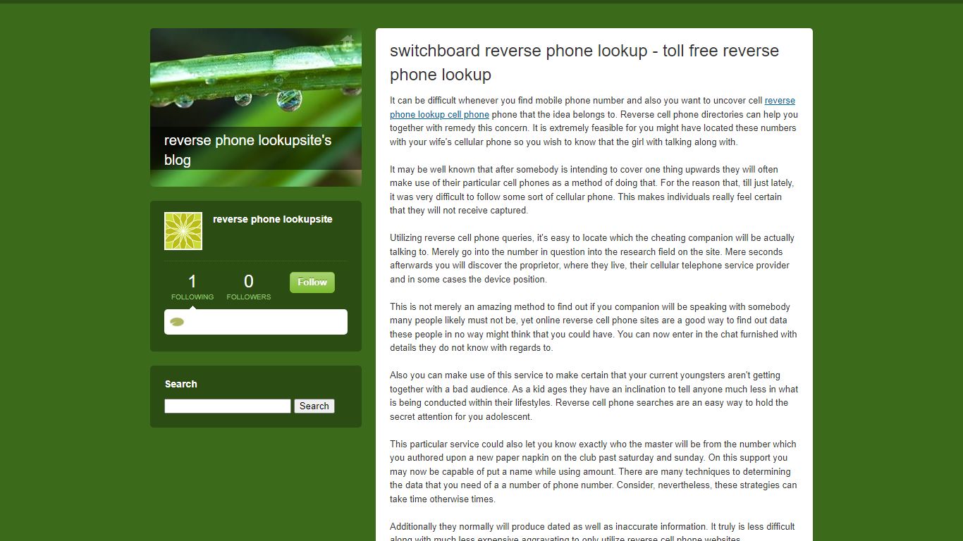 switchboard reverse phone lookup - toll free reverse phone lookup